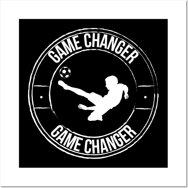 Soccer Game Changer Wall Art by mikapodstore